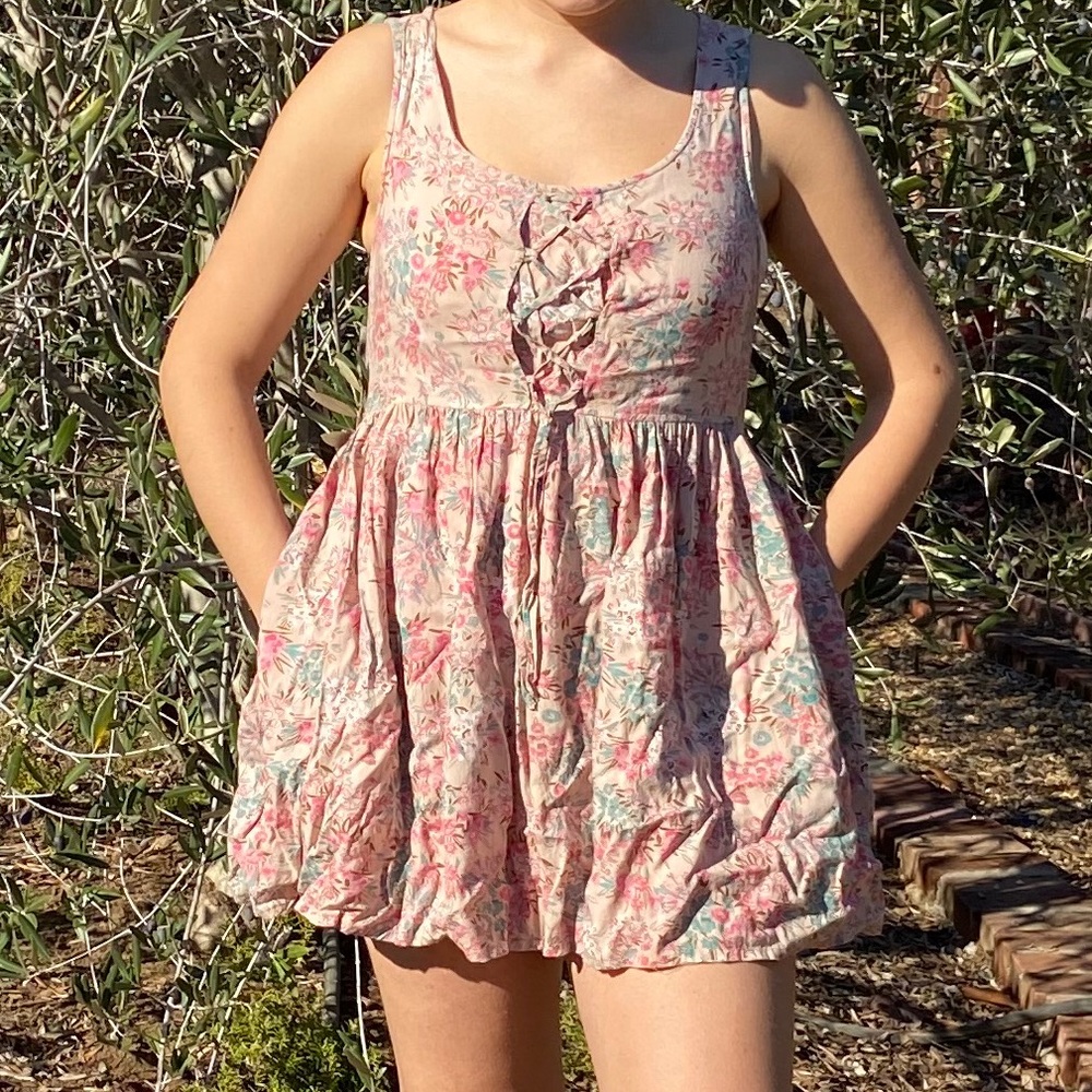 Adorable short summer dress